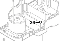 Tampon anti-vibration GBH 18V-26 / GBH 36 VF-LI / PBH 3000 FRE